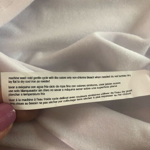 Eloquii Plus Size Crossover Cutout Neckline Top NWT White Size 22/24 - Picture 7 of 9